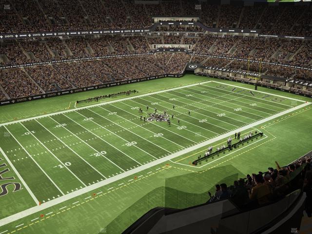 Caesars Superdome - Section 619 Seat View