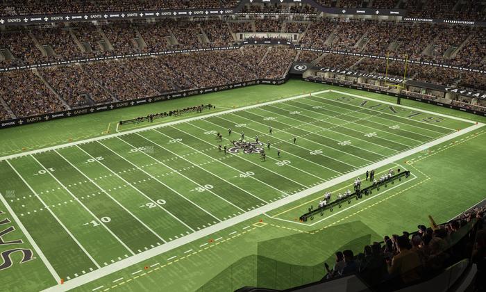 Caesars Superdome - Section 619 Seat View
