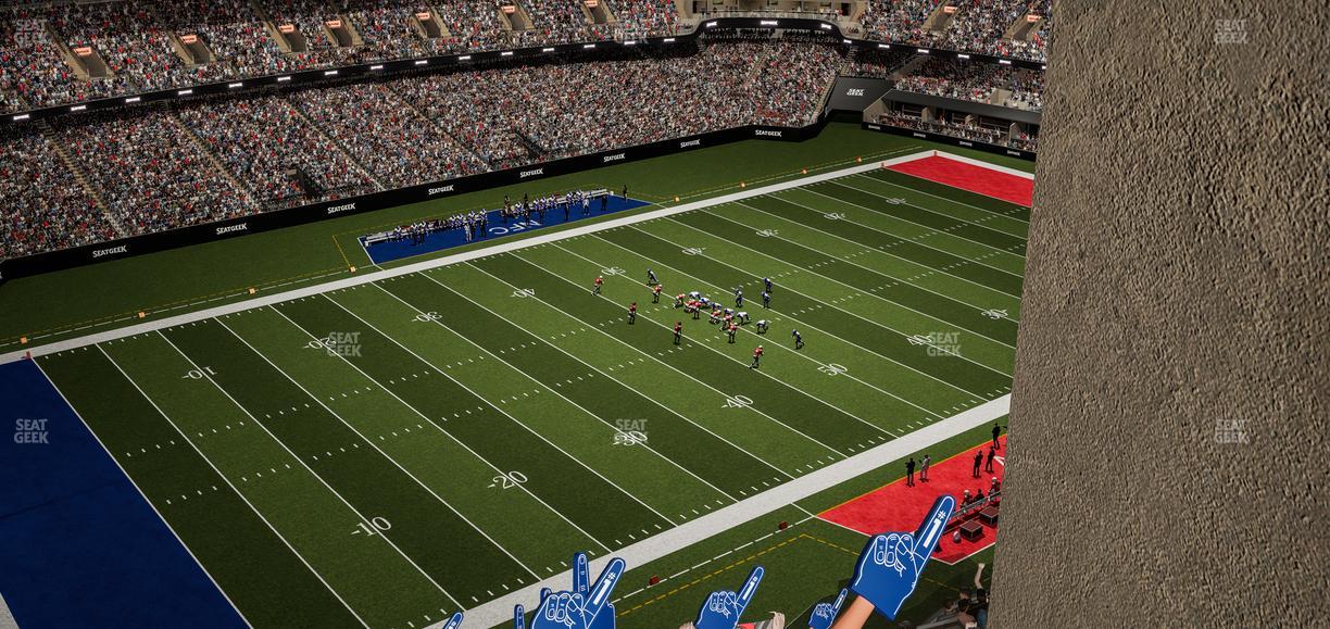 Caesars Superdome - Section 619 Seat View