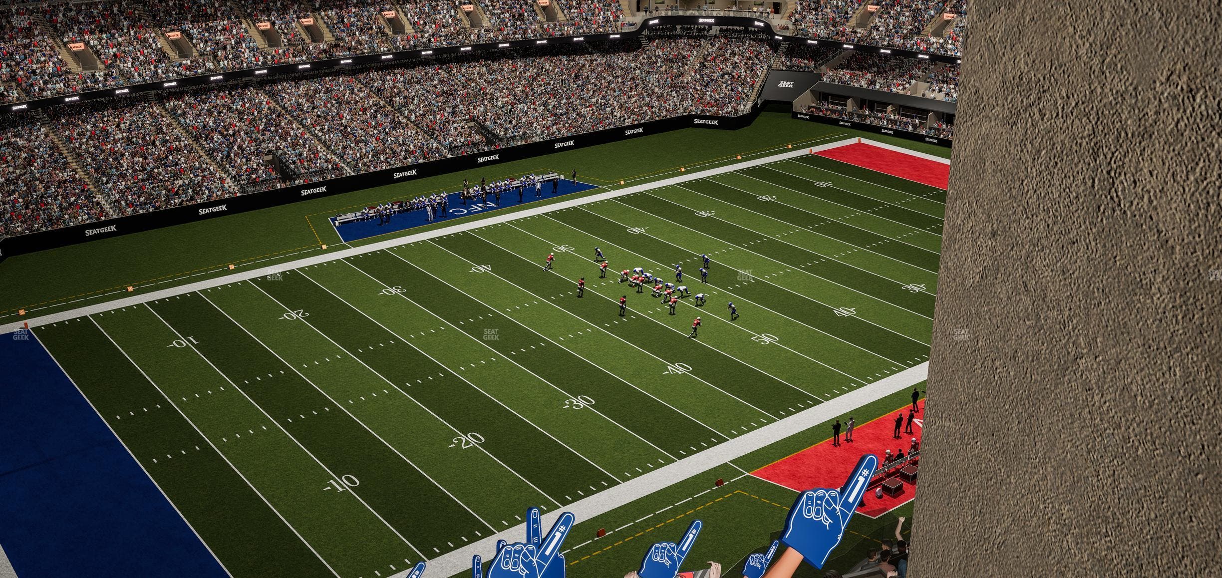 Caesars Superdome - Section 619 Seat View