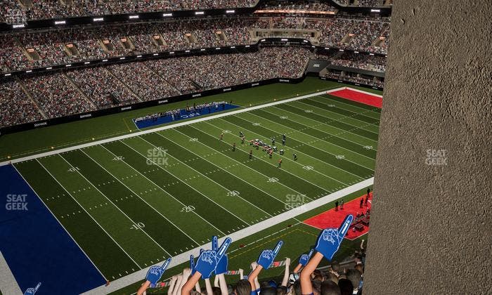 Caesars Superdome - Section 619 Seat View