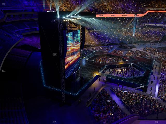 Caesars Superdome - Section 619 Seat View