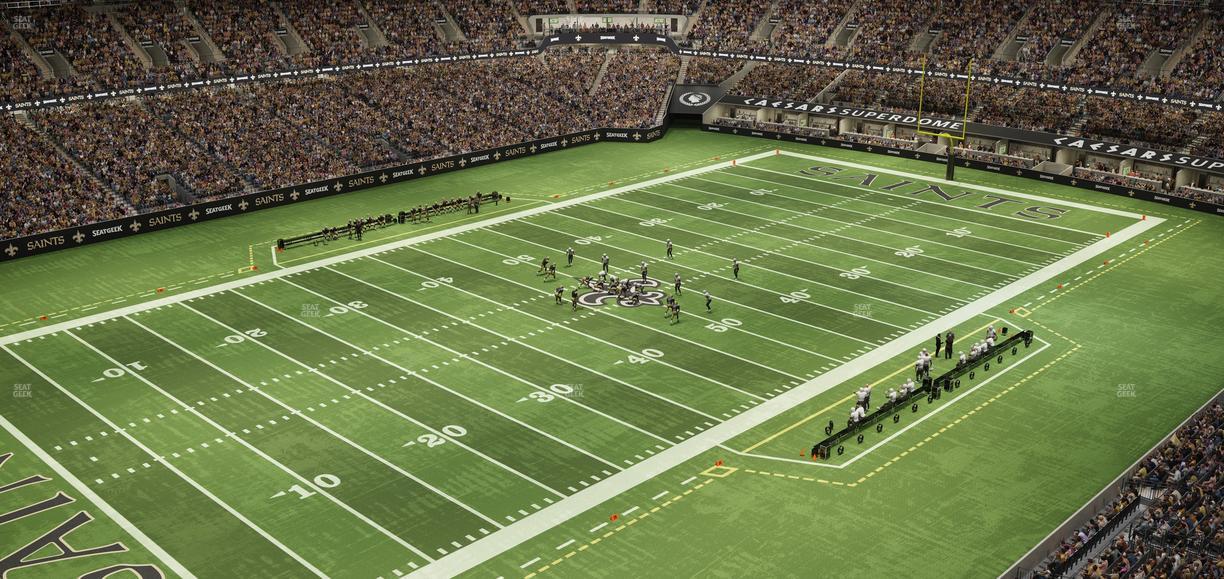 Caesars Superdome - Section 620 Seat View