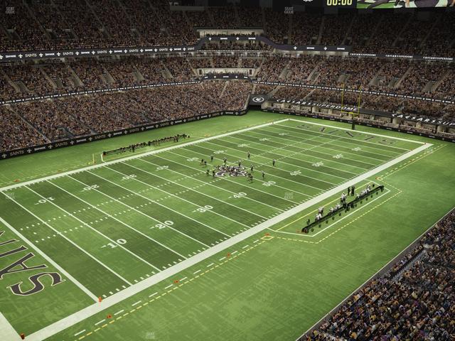 Caesars Superdome - Section 620 Seat View