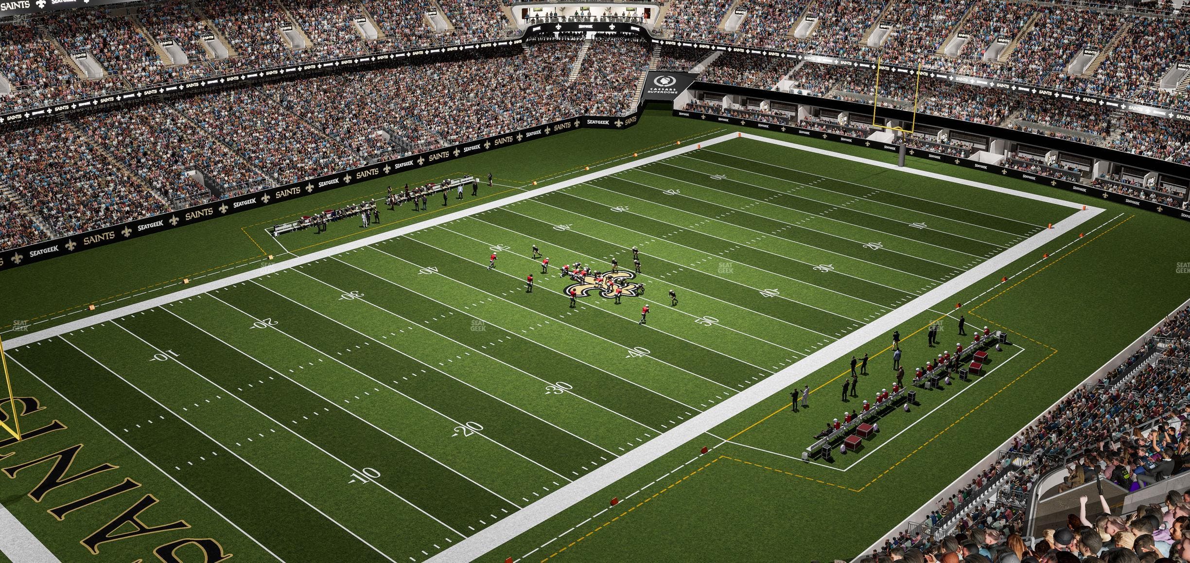Caesars Superdome - Section 620 Seat View