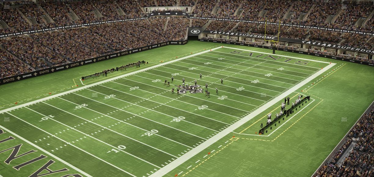 Caesars Superdome - Section 621 Seat View