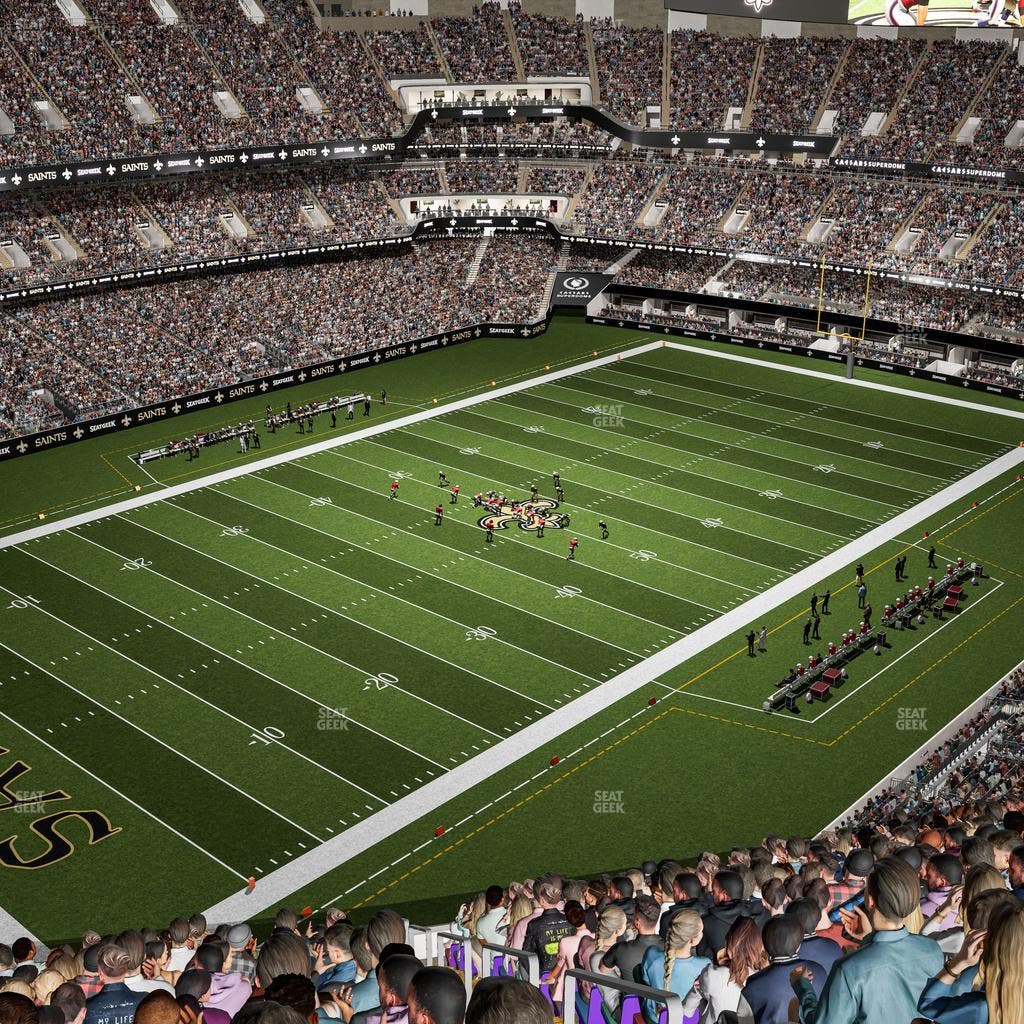 Caesars Superdome - Section 621 Seat View