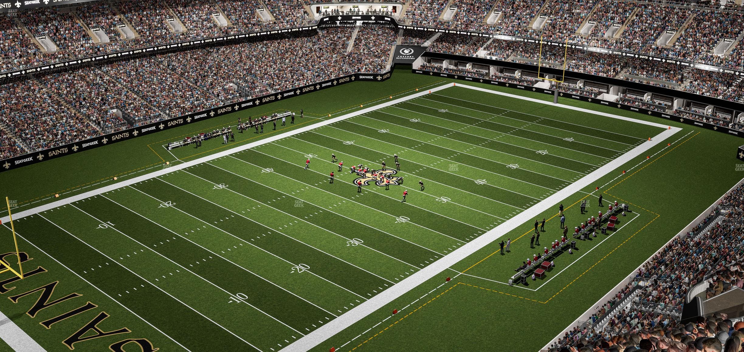 Caesars Superdome - Section 621 Seat View