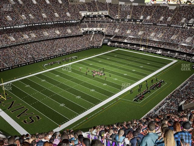 Caesars Superdome - Section 621 Seat View