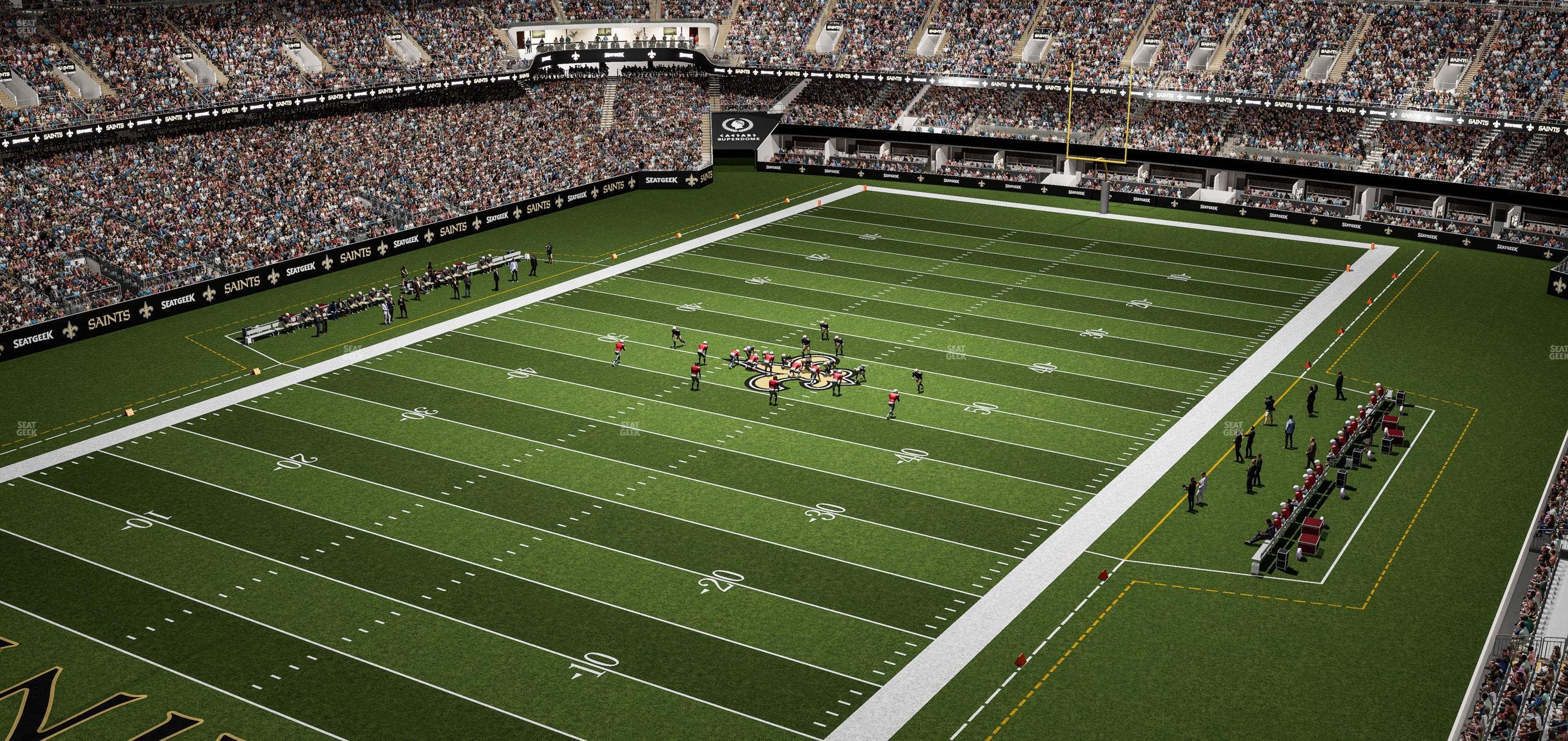 Caesars Superdome - Section 622 Seat View