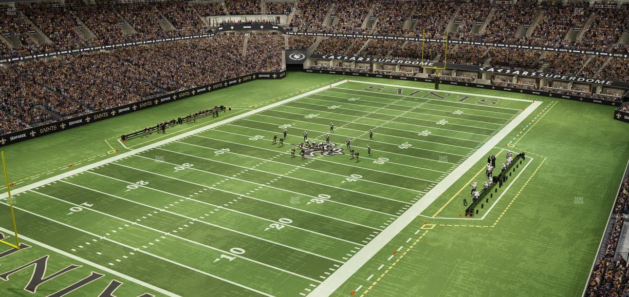 Caesars Superdome - Section 622 Seat View