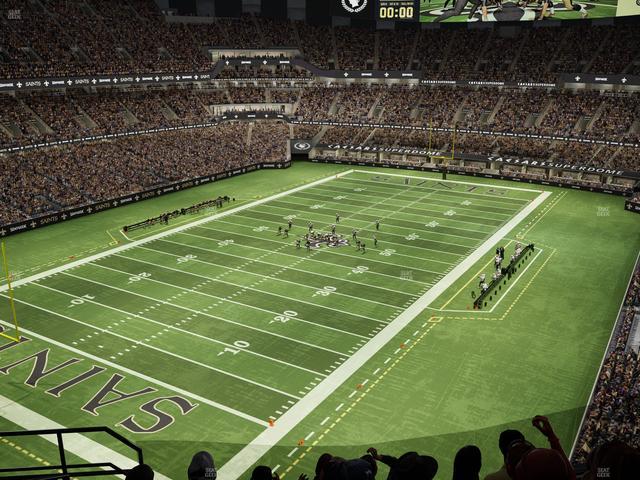 Caesars Superdome - Section 622 Seat View