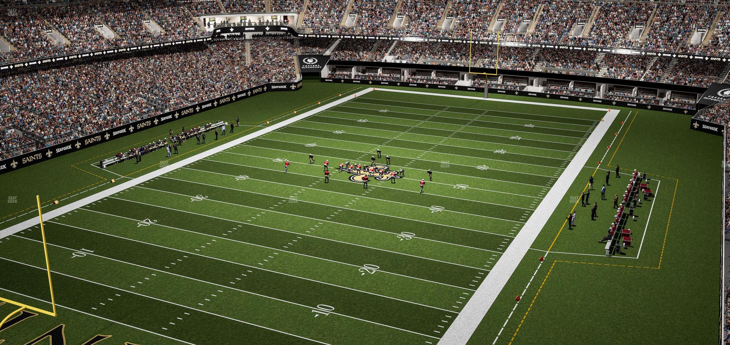 Caesars Superdome - Section 623 Seat View