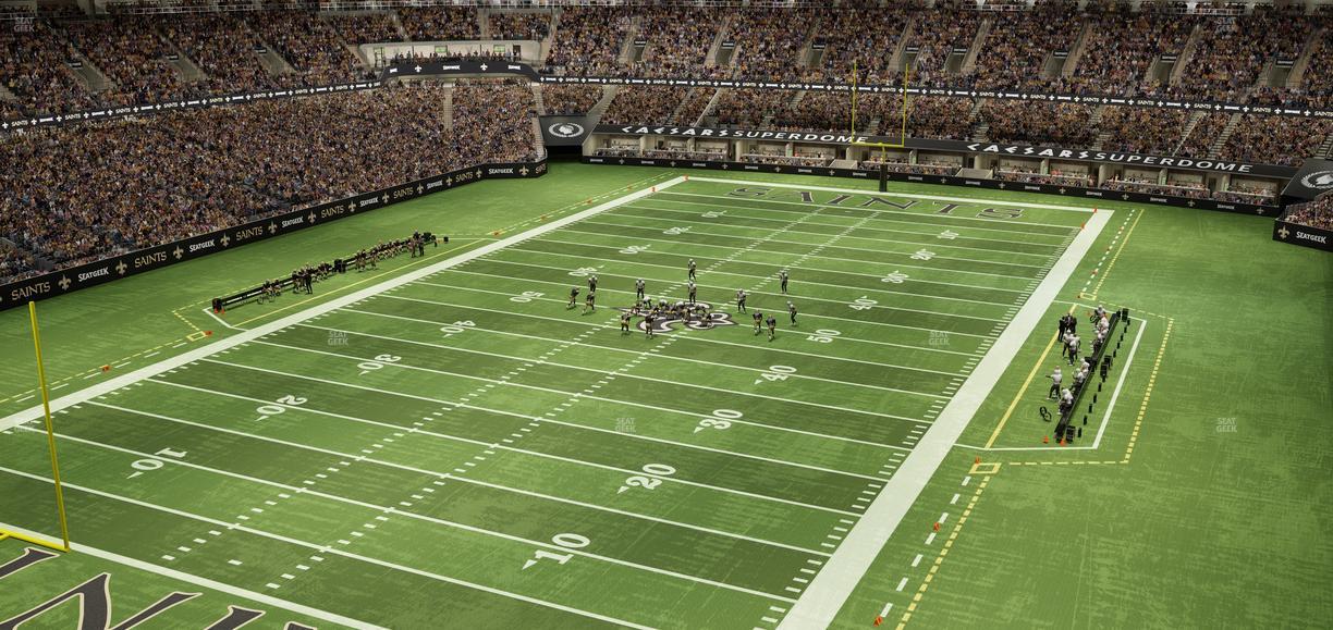 Caesars Superdome - Section 623 Seat View