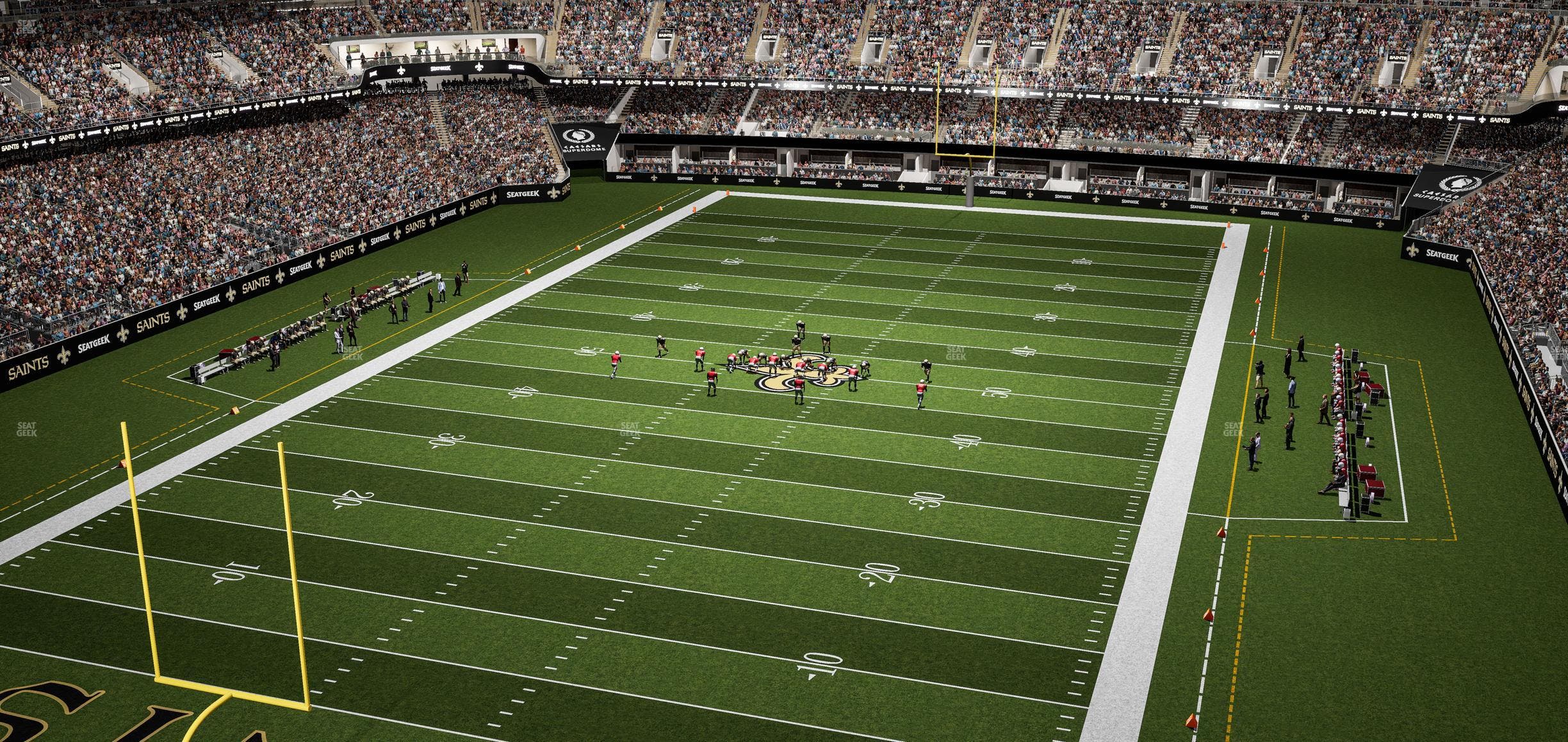 Caesars Superdome - Section 624 Seat View