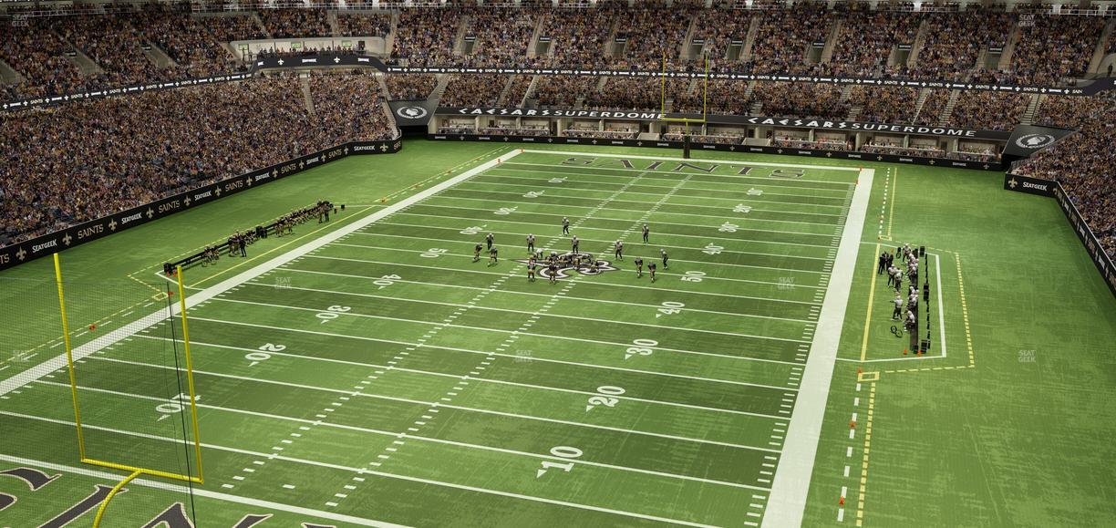 Caesars Superdome - Section 624 Seat View