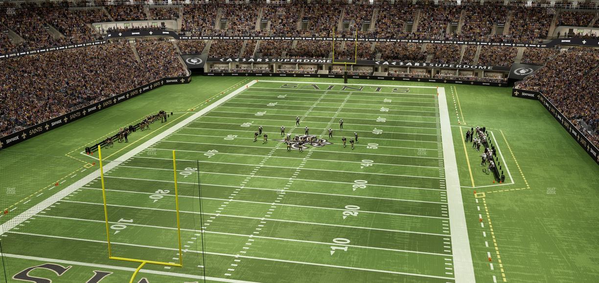 Caesars Superdome - Section 625 Seat View