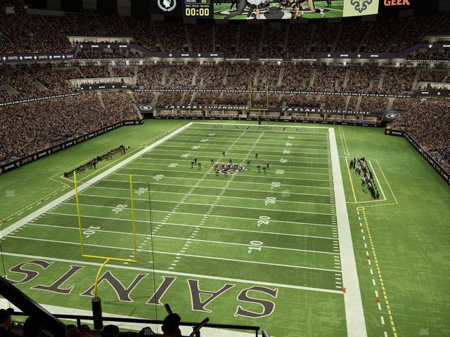 Caesars Superdome - Section 625 Seat View