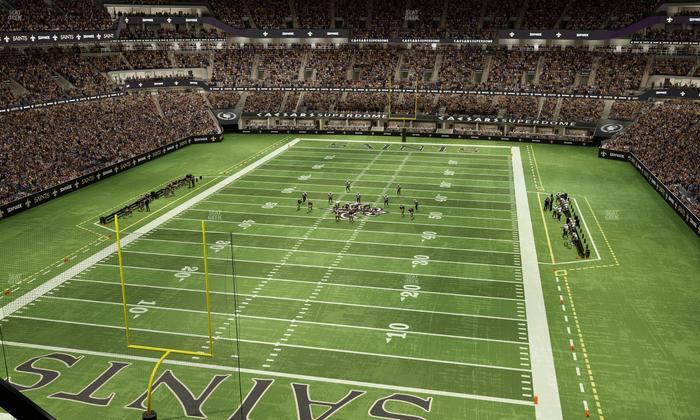 Caesars Superdome - Section 625 Seat View