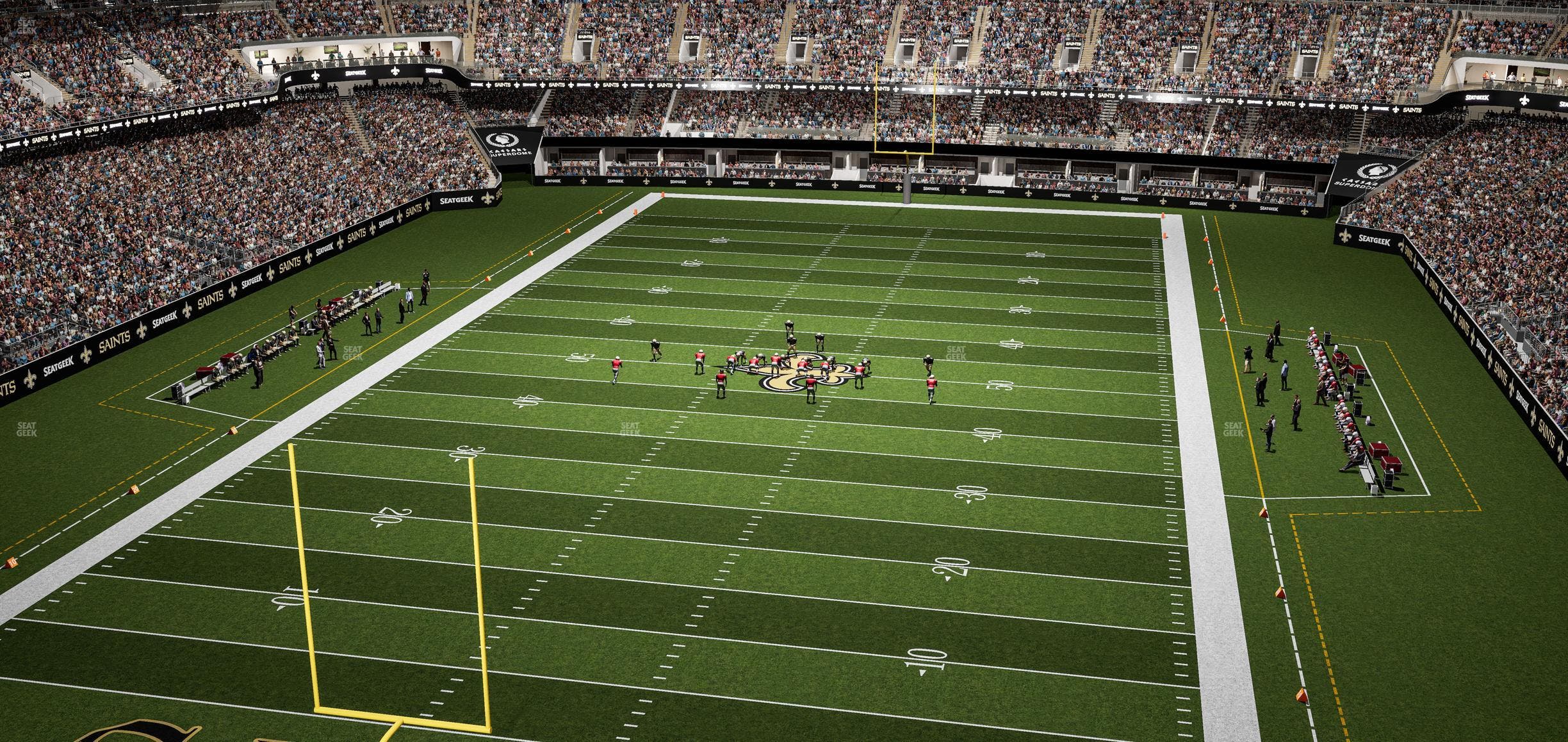 Caesars Superdome - Section 625 Seat View