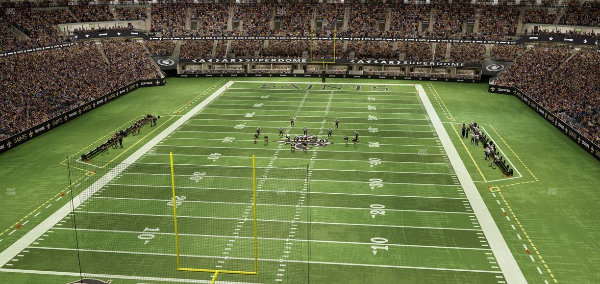 Caesars Superdome - Section 626 Seat View