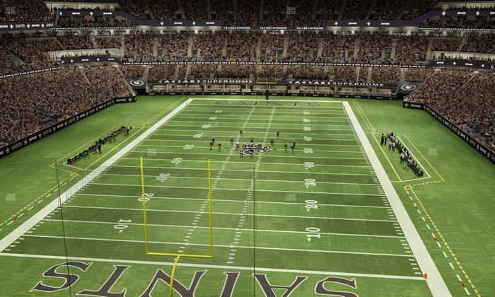 Caesars Superdome - Section 626 Seat View