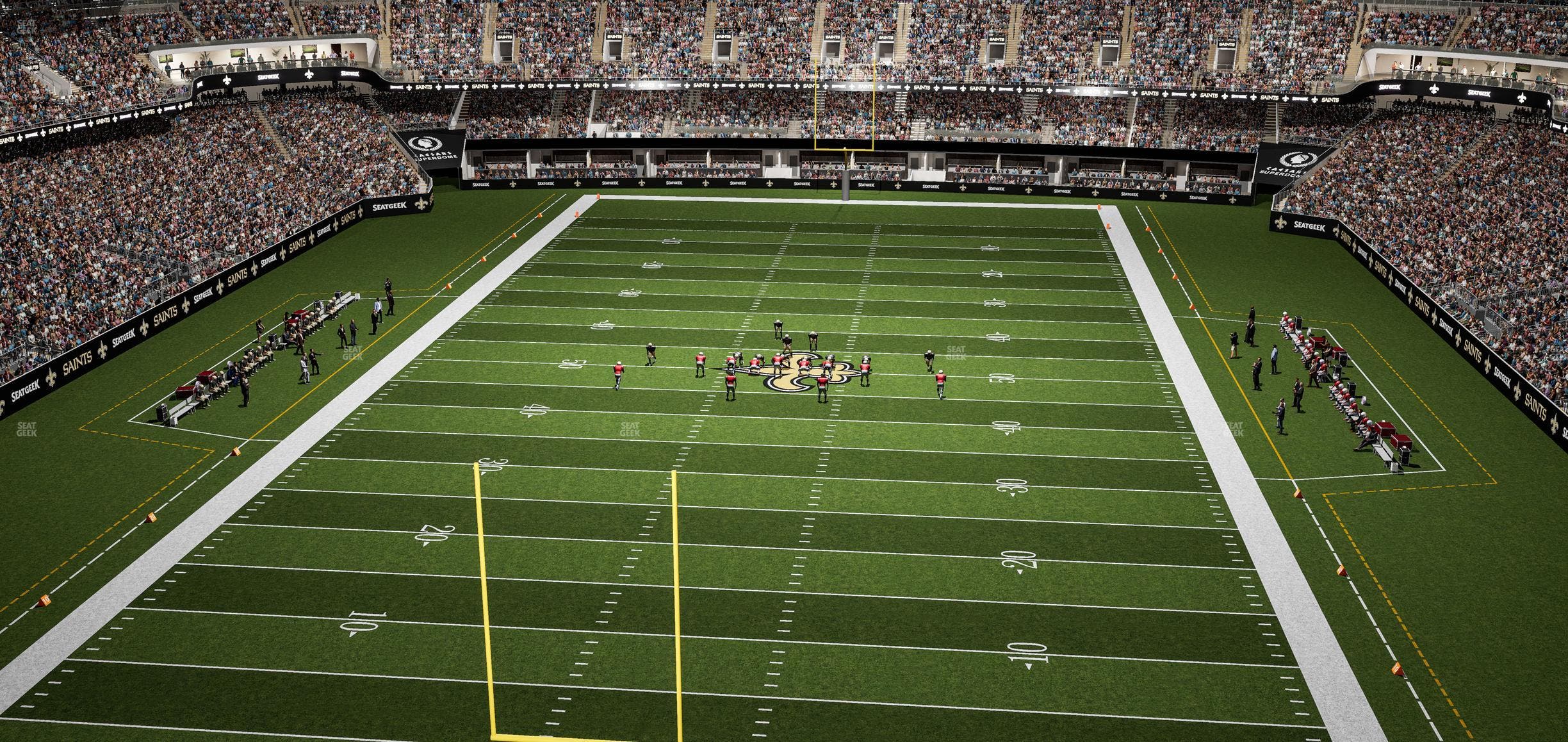 Caesars Superdome - Section 626 Seat View