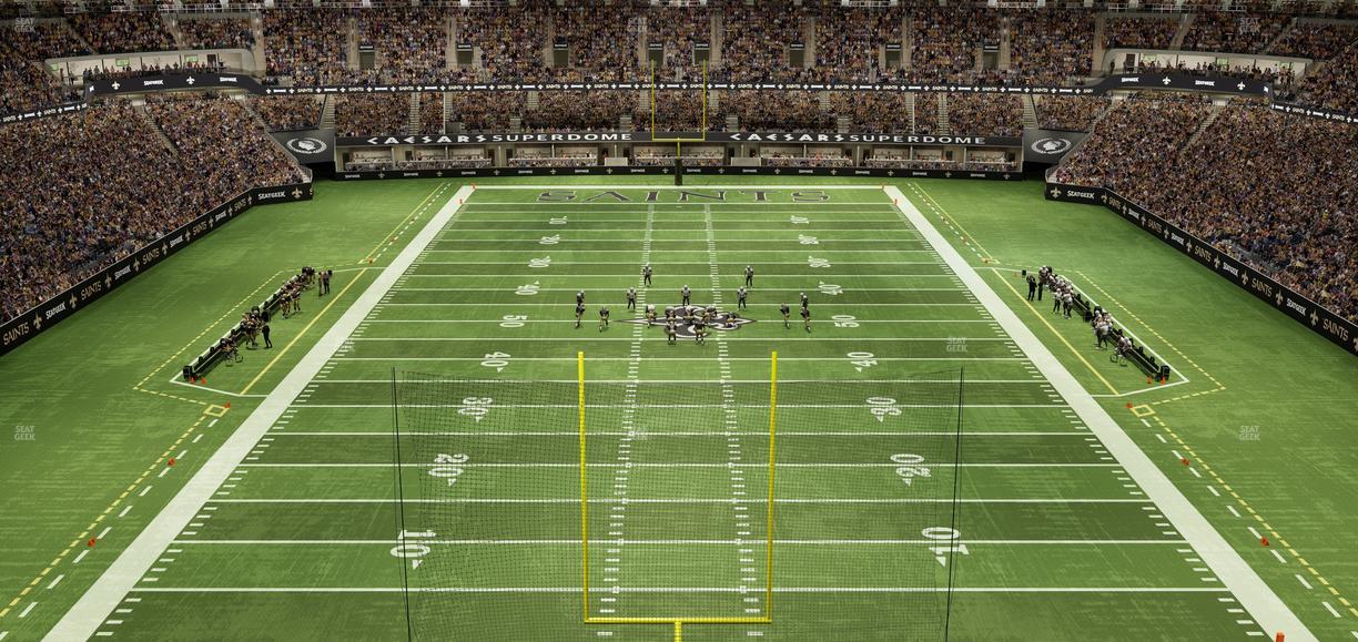 Caesars Superdome - Section 627 Seat View