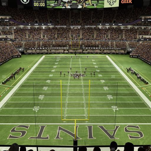 Caesars Superdome - Section 627 Seat View