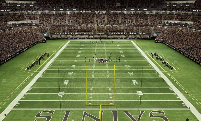 Caesars Superdome - Section 627 Seat View