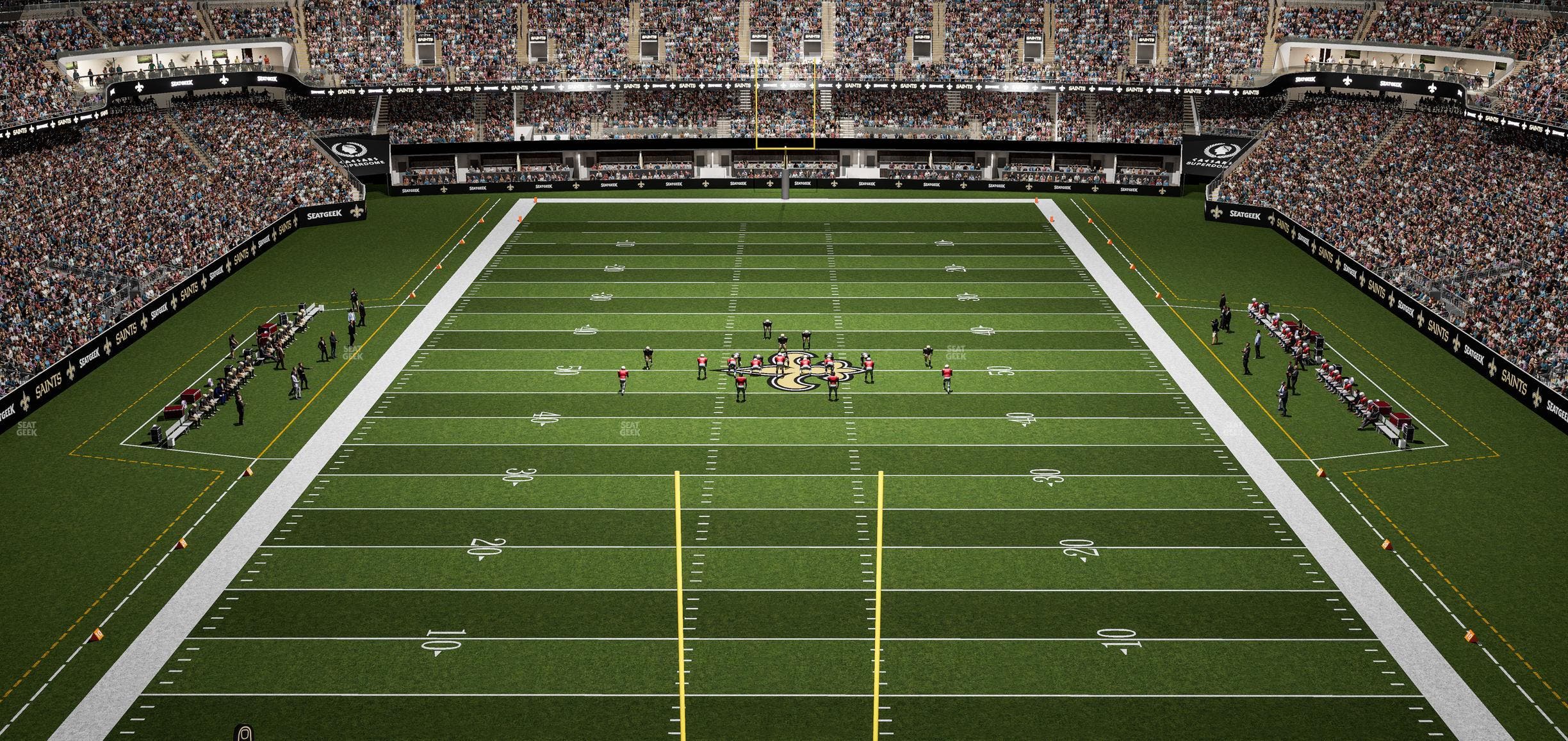 Caesars Superdome - Section 627 Seat View