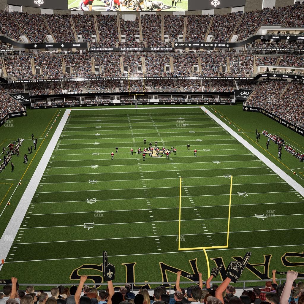 Caesars Superdome - Section 628 Seat View