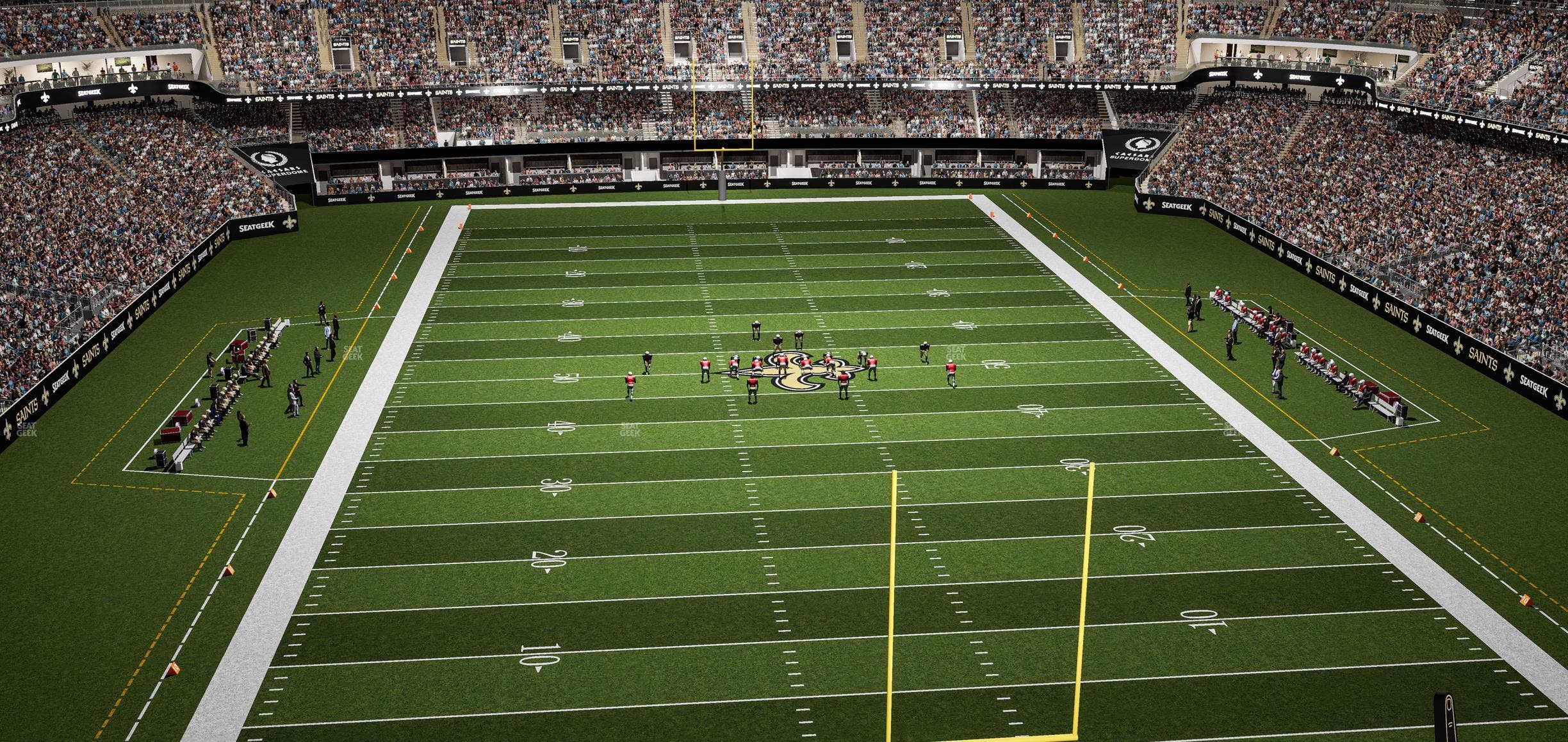 Caesars Superdome - Section 628 Seat View