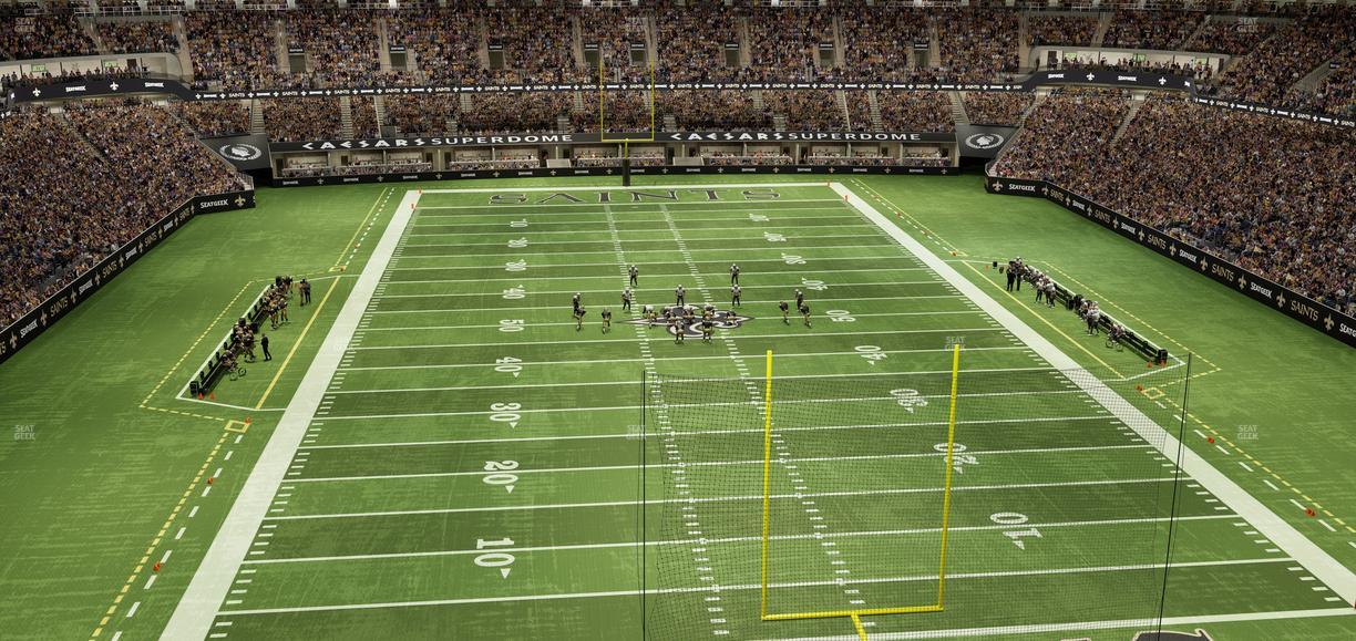 Caesars Superdome - Section 628 Seat View