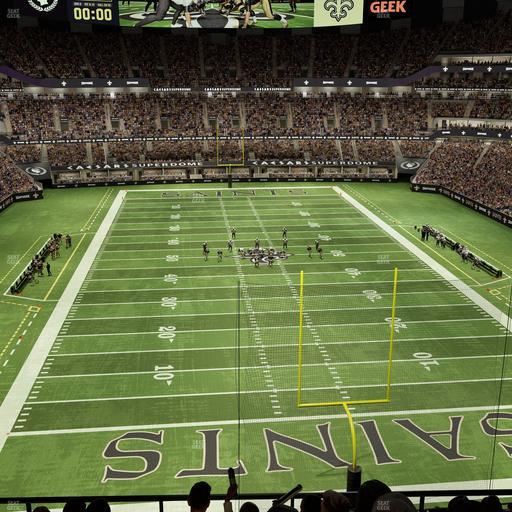 Caesars Superdome - Section 628 Seat View