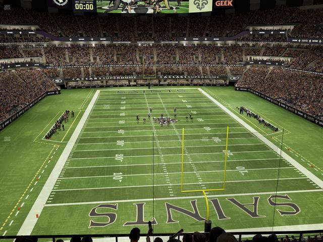 Caesars Superdome - Section 628 Seat View