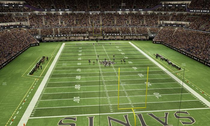 Caesars Superdome - Section 628 Seat View