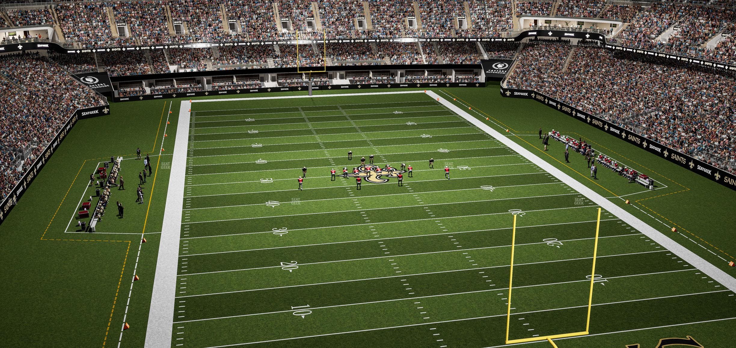 Caesars Superdome - Section 629 Seat View