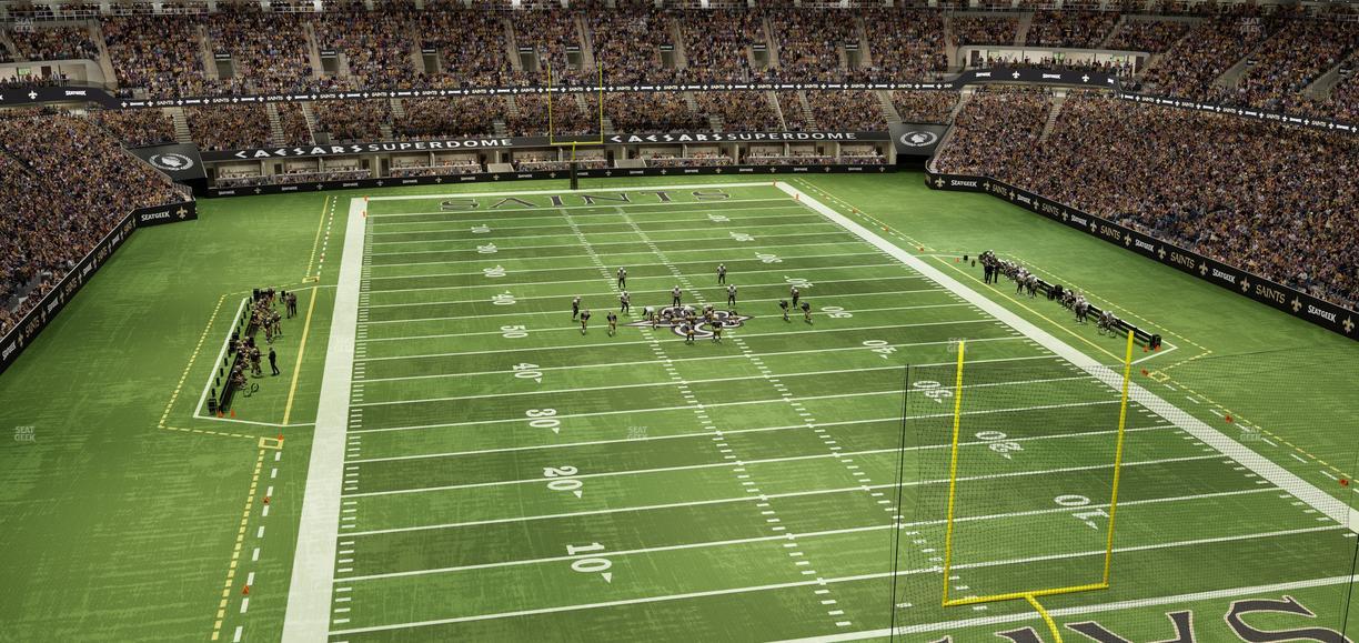 Caesars Superdome - Section 629 Seat View