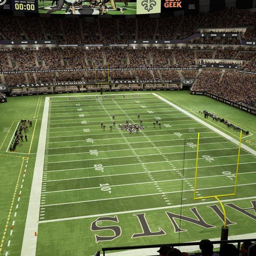 Caesars Superdome - Section 629 Seat View