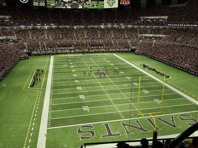 Caesars Superdome - Section 629 Seat View