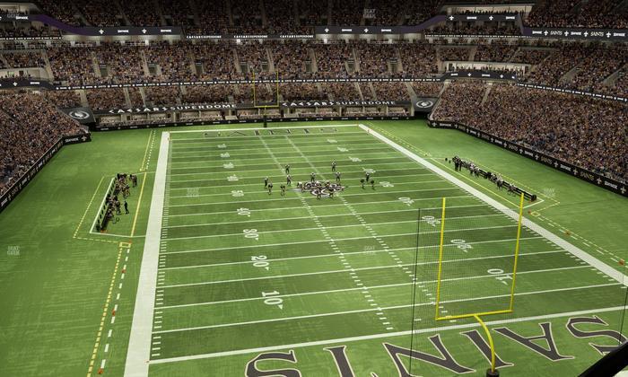 Caesars Superdome - Section 629 Seat View