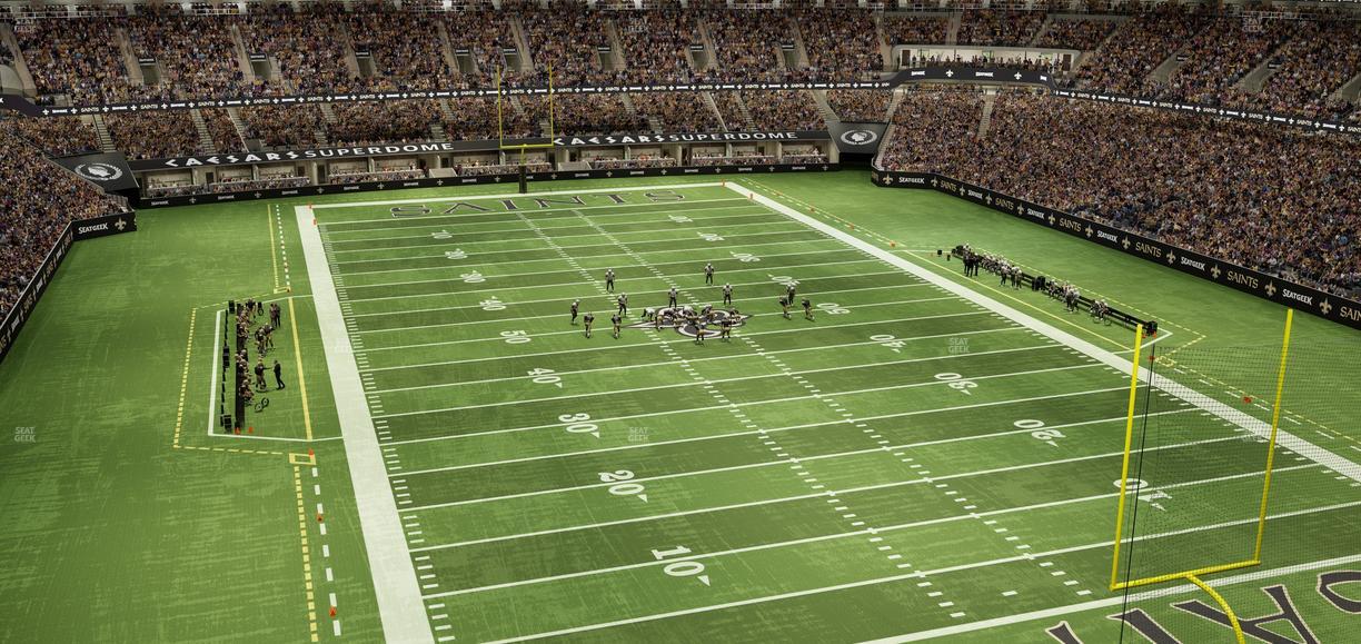 Caesars Superdome - Section 630 Seat View