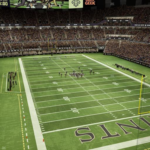 Caesars Superdome - Section 630 Seat View
