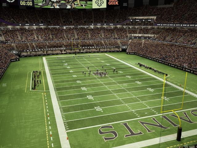Caesars Superdome - Section 630 Seat View