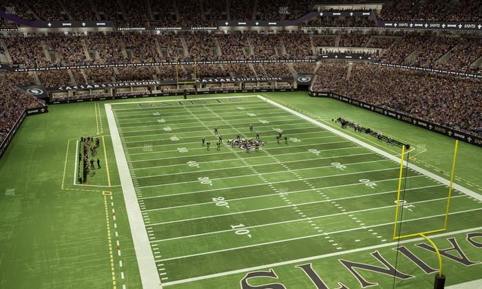 Caesars Superdome - Section 630 Seat View