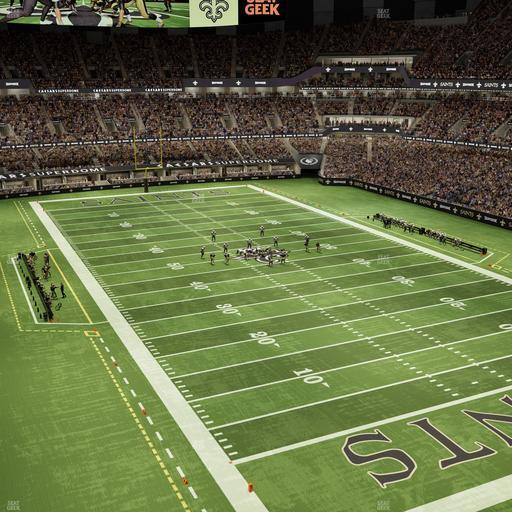 Caesars Superdome - Section 631 Seat View