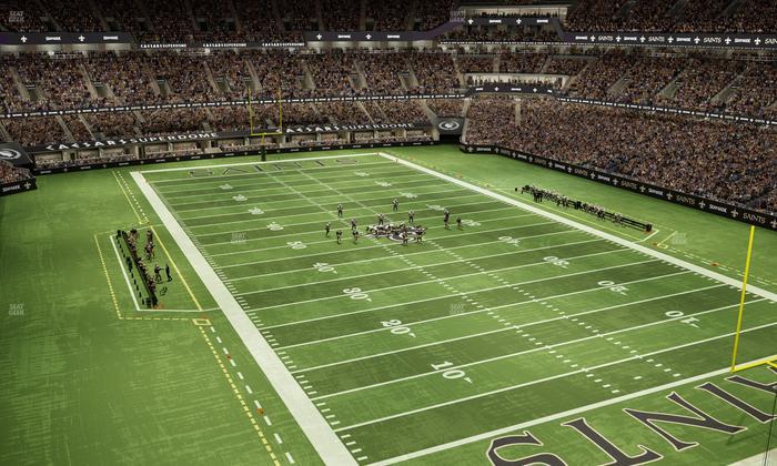 Caesars Superdome - Section 631 Seat View