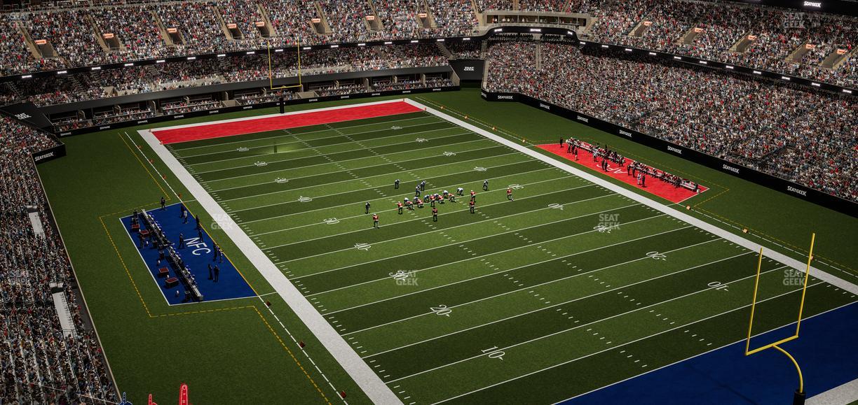 Caesars Superdome - Section 631 Seat View