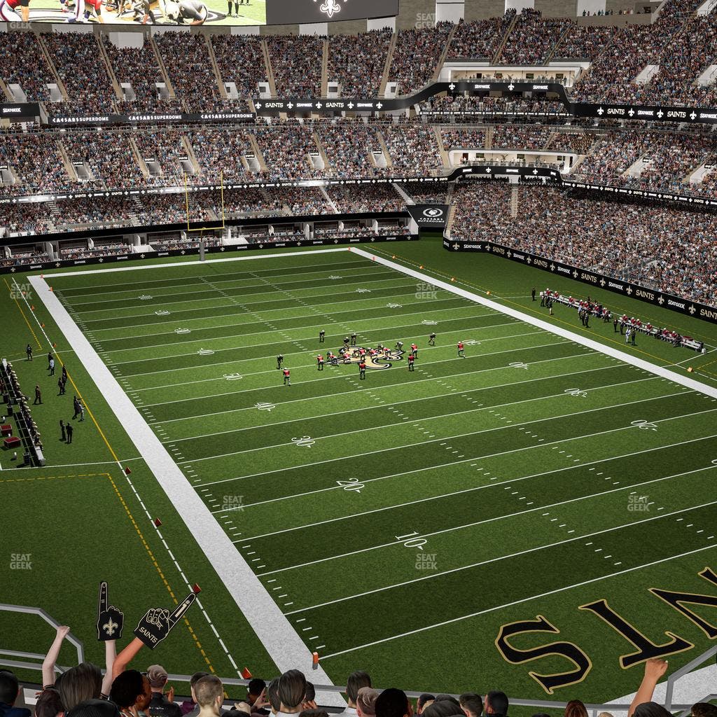 Caesars Superdome - Section 631 Seat View